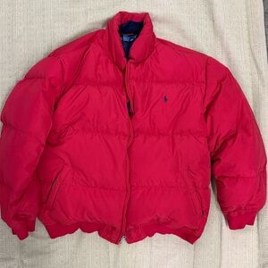 Polo by Ralph Lauren Vibrant Red Puffer Jacket